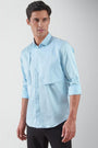 Harness Style Spread Collar Cotton Casual Shirt