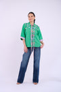 Embellished Luca Shirt - Dark Green