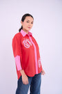 Embellished Teresa Shirt - Red