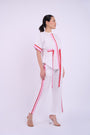 Brooke Short Sleeve Set - White