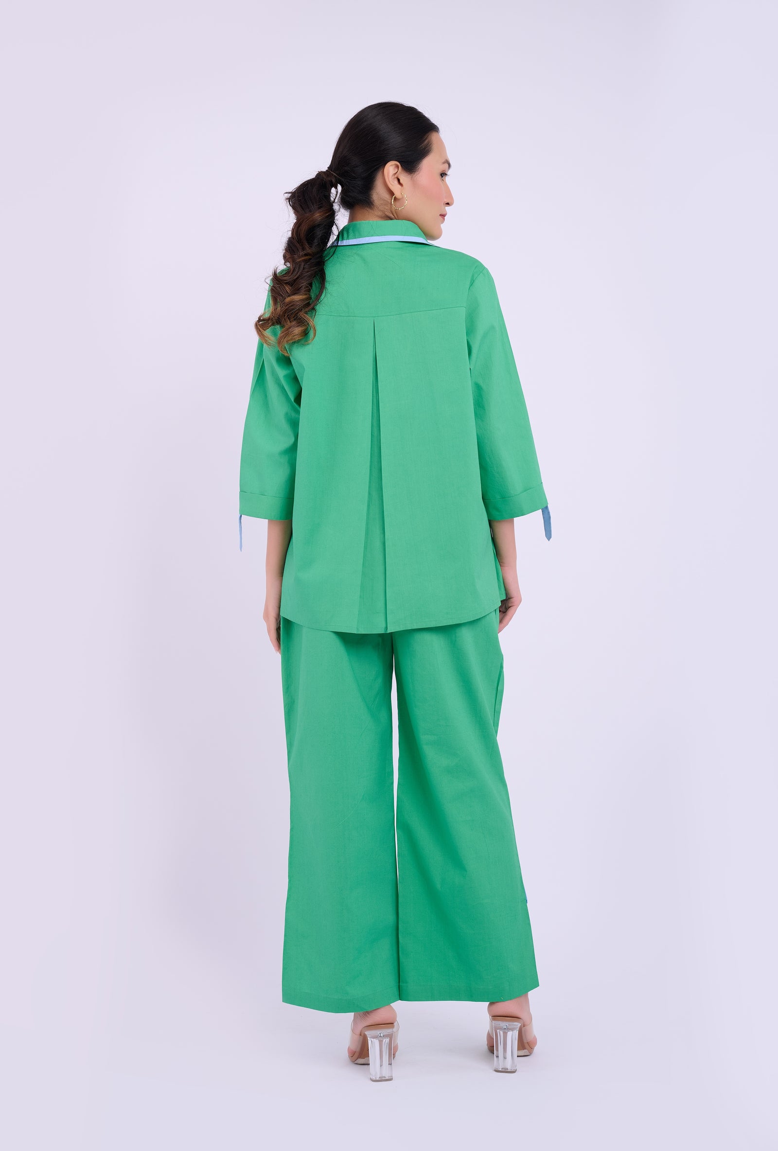 Alora Shirt -Dark Green