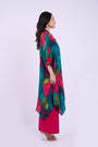 Elvis Crepe Set - Abstract Green