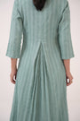 Hand-Embroidered Panelled Kurta Set
Teal