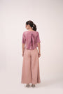 Pleated Denim Flared Pants
Pastel