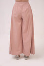 Hand-Embroidered Panelled Kurta Set Pastel Pink