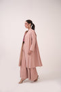 Pleated Denim Flared Pants
Pastel