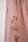 Hand Embroidered Pastel Pink Jacket