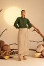 A Structured Olive Green Shirt